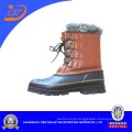 Botas masculinas de neve com cano alto de couro 2013